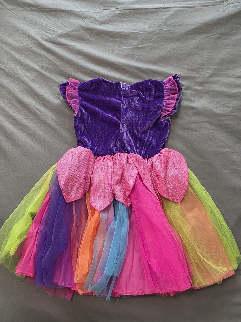 Spirit Halloween Rainbow Fairy Costume Toddler Girls Size 3T-4T Complete Set - Picture 5 of 8